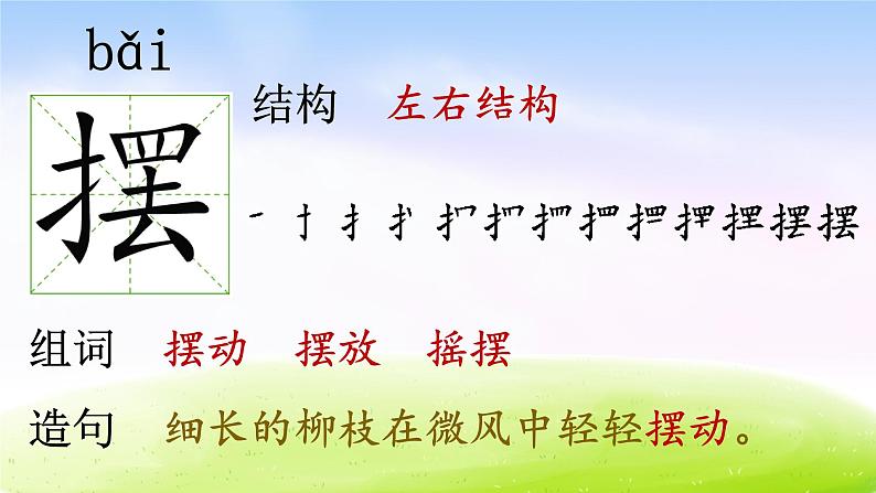 部编版二年级下册语文(课堂教学课件)13 画杨桃第8页