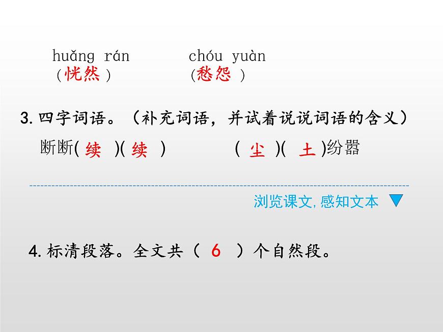 六年級上冊語文丁香結(jié)(預(yù)習(xí))人教部編版課件PPT第4頁
