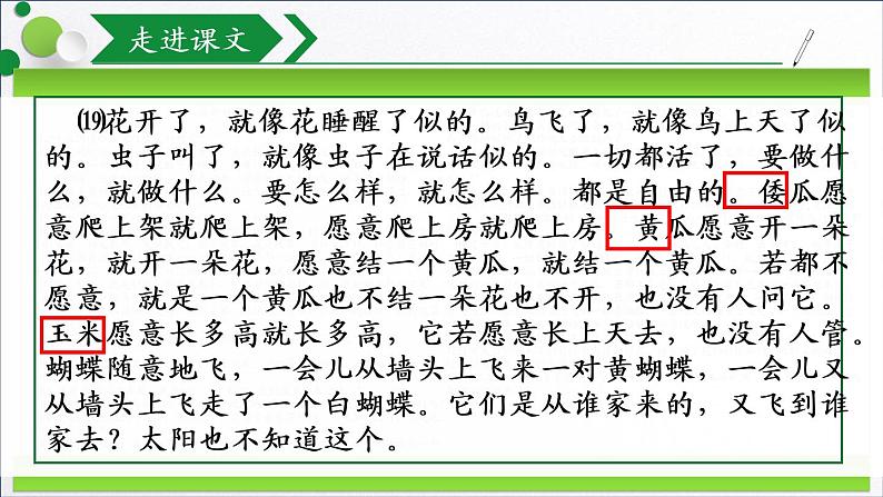 部编版语文五年级下册-01第一单元-02祖父的园子-课件03第7页
