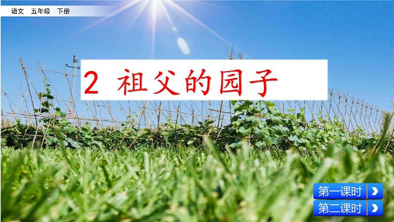 五下 2 祖父的园子课件PPT第2页