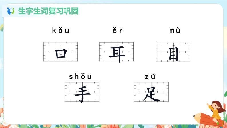 识字一 3 口耳目 第二课时 课件+教案+音视频+素材02