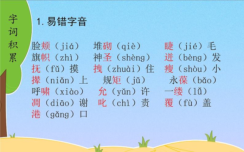 人教版(部编版)小学语文四年级下册 第八单元 复习 课件第2页