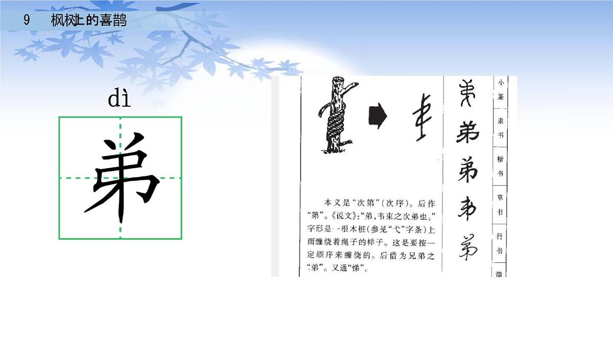 9枫树上的喜鹊(课件)-2021-2022学年语文二年级下册第5页