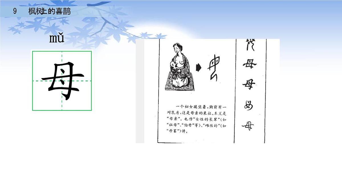 9枫树上的喜鹊(课件)-2021-2022学年语文二年级下册第6页