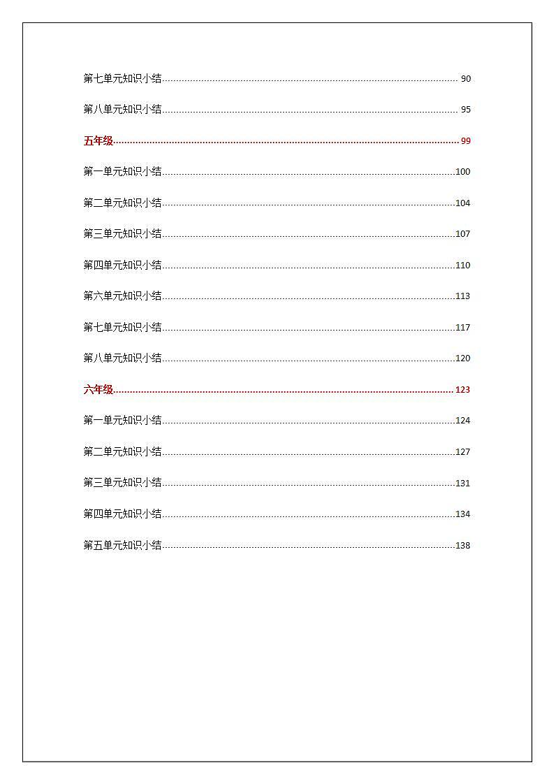 部编版语文(1-6年级)下册知识点汇总(全册)练习题第3页