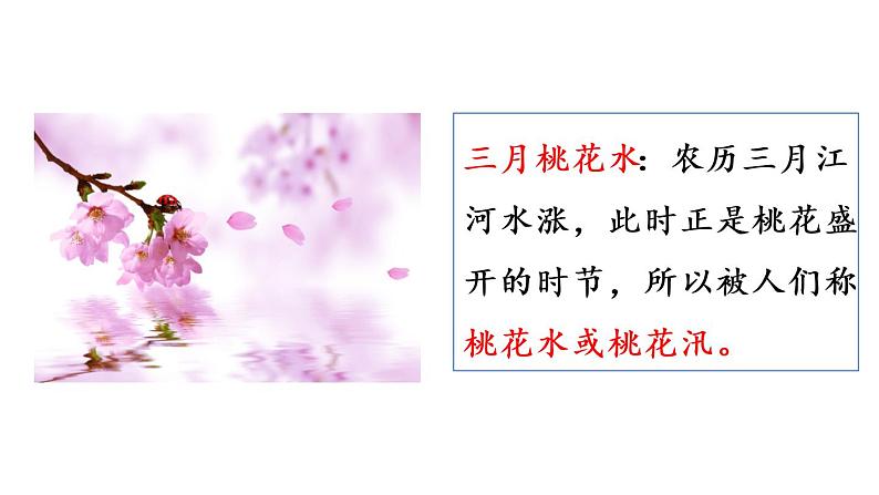 部编版语文四年级下册 4 三月桃花水课件PPT02