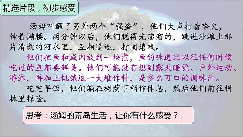 部编版语文六年级下册 7 汤姆-索亚历险记(节选)课件PPT第8页