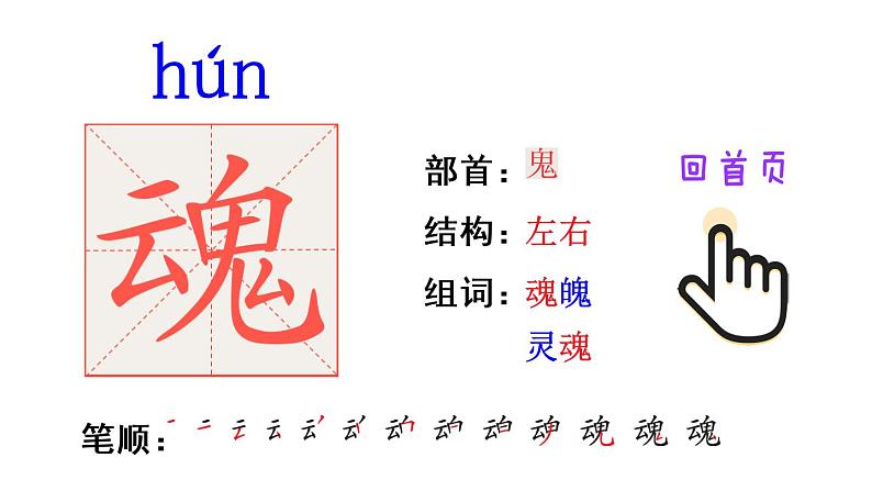 9 古诗三首(笔顺)第4页