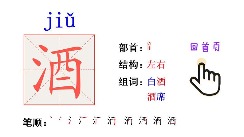 9 古诗三首(笔顺)第6页
