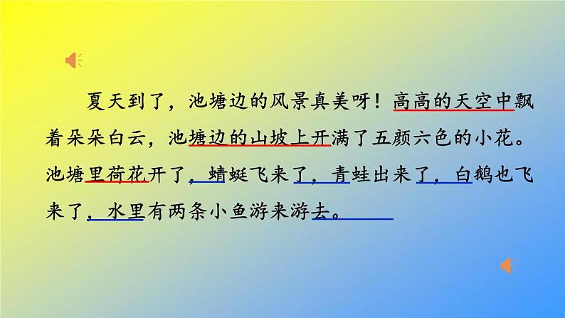 人教统编版二年级语文上册《看图写话》 第六单元 看图写景课件PPT06