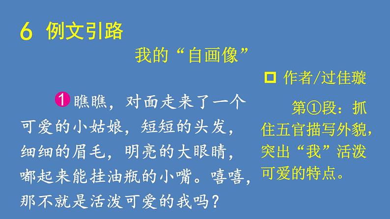 第7单元 我的“自画像” 人教部编版四年级语文下册同步作文教学课件PPT02