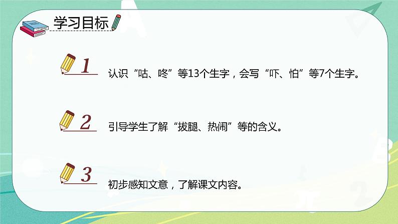 部编版 一年级语文下册同步备课 课文 第20课 咕咚(课件)第2页