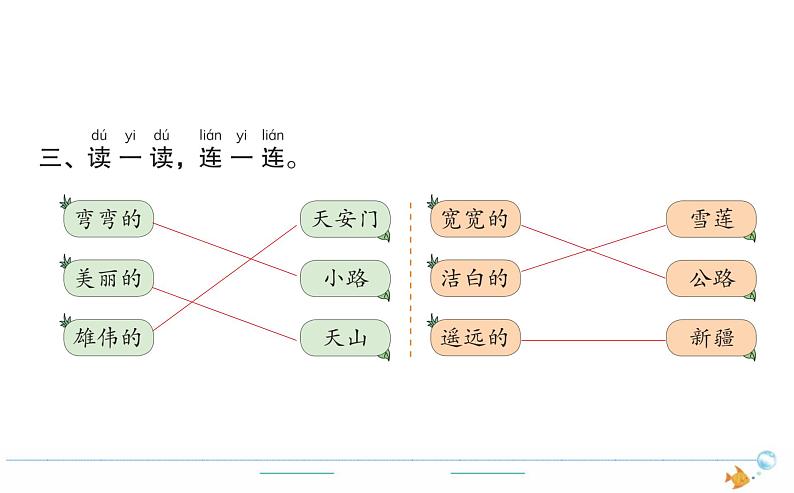 1年级语文下R 二 课文 2我多想去看看作业课件第3页