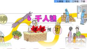 人教部编版 (五四制)二年级下册6 千人糕课前预习课件ppt
