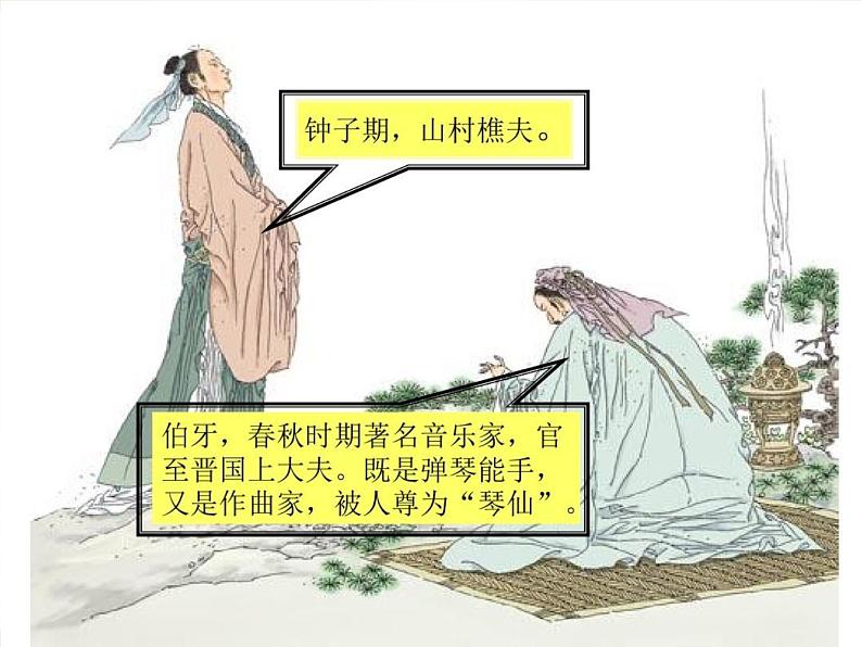 人教版六年级上册伯牙鼓琴课件PPT第4页