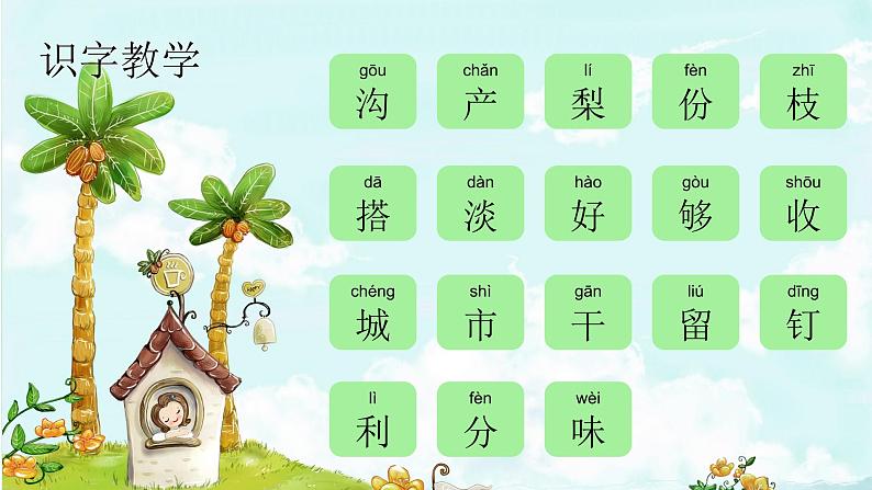 课文11 葡萄沟 精品PPT 趣味识字课件第2页
