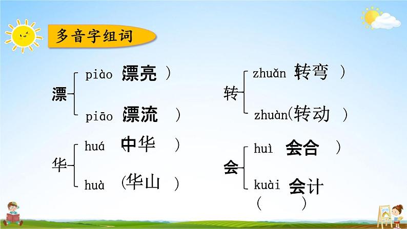 人教部编版二年级语文下册《第三单元 综合复习》教学课件PPT小学优秀公开课第7页