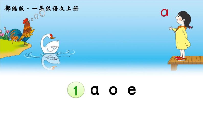部编版语文一年级上册汉语拼音1 《ɑ o e》课件PPT02