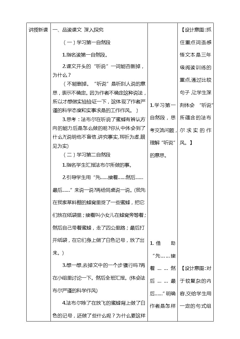 14.蜜蜂 第二课时 教案第2页