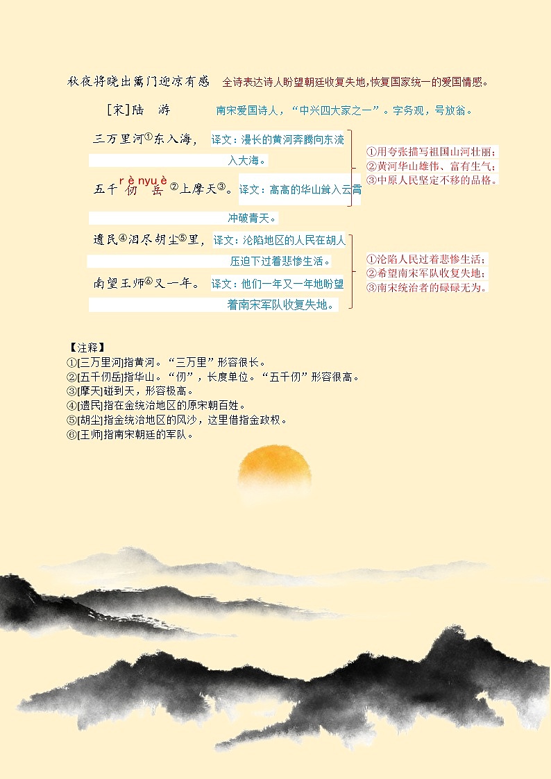 部编版语文五下第四单元重难点汇总第2页