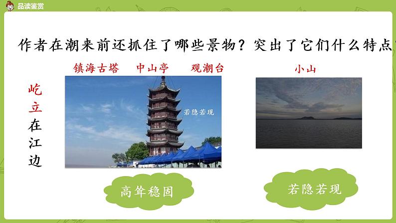 统编版语文四年级上册第1单元1《观潮》课时2课件PPT第8页