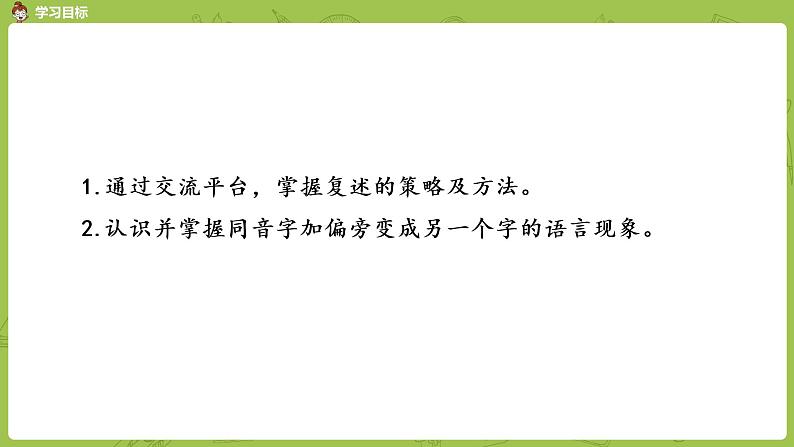 统编版语文四年级(上)第8单元语文园地:眉清目秀课时1课件PPT02