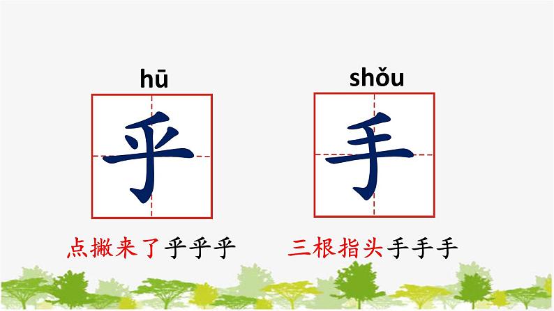 部编版小学语文一年级《语文园地三: 日积月累+和大人一起读:胖乎乎的小手》课件03