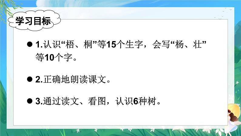 识字2 树之歌 教学课件第3页