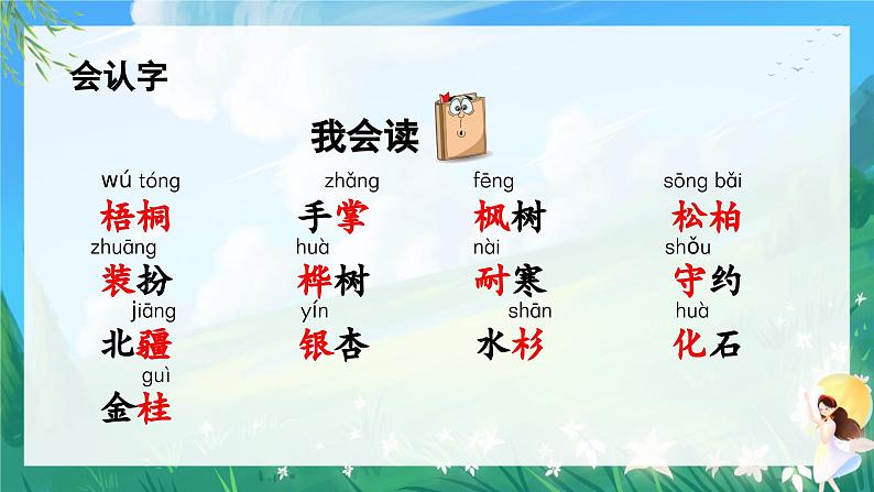 识字2 树之歌 教学课件第8页