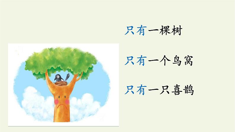 人教部编版一年级下册课文树和喜鹊同步备课ppt课件第6页