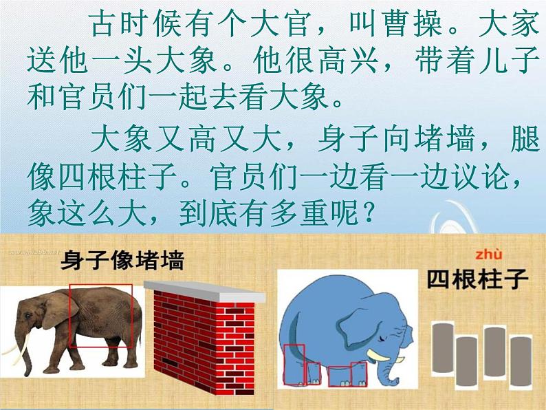 部编版语文二年级上册 4 曹冲称象(1)(课件)第2页