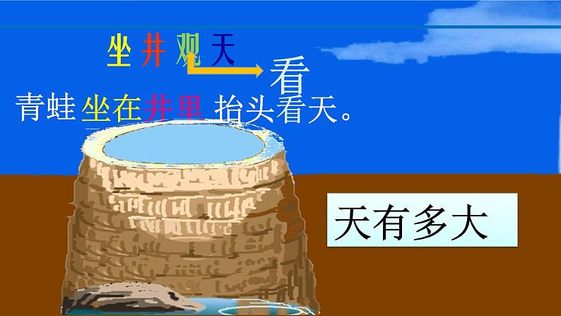 部编版语文二年级上册 12. 坐井观天(课件)07