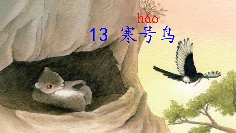 部编版语文二年级上册 13.寒号鸟(课件)01