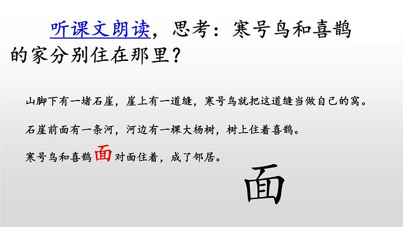 部编版语文二年级上册 13.寒号鸟(课件)06