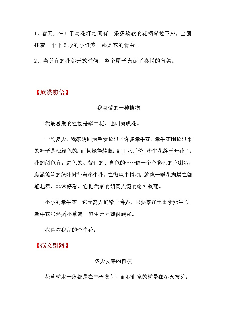 金讲作文二年级第六讲婀娜多姿真美丽第3页