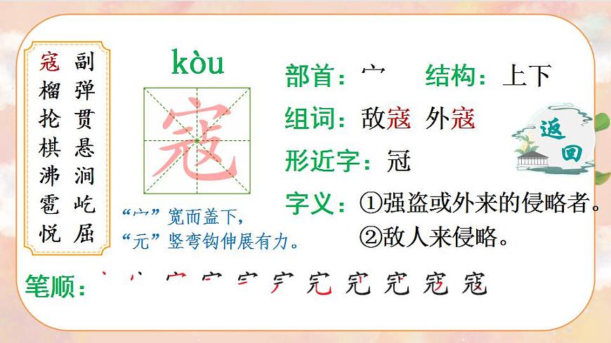 6 狼牙山五壯士（生字講解）第3頁
