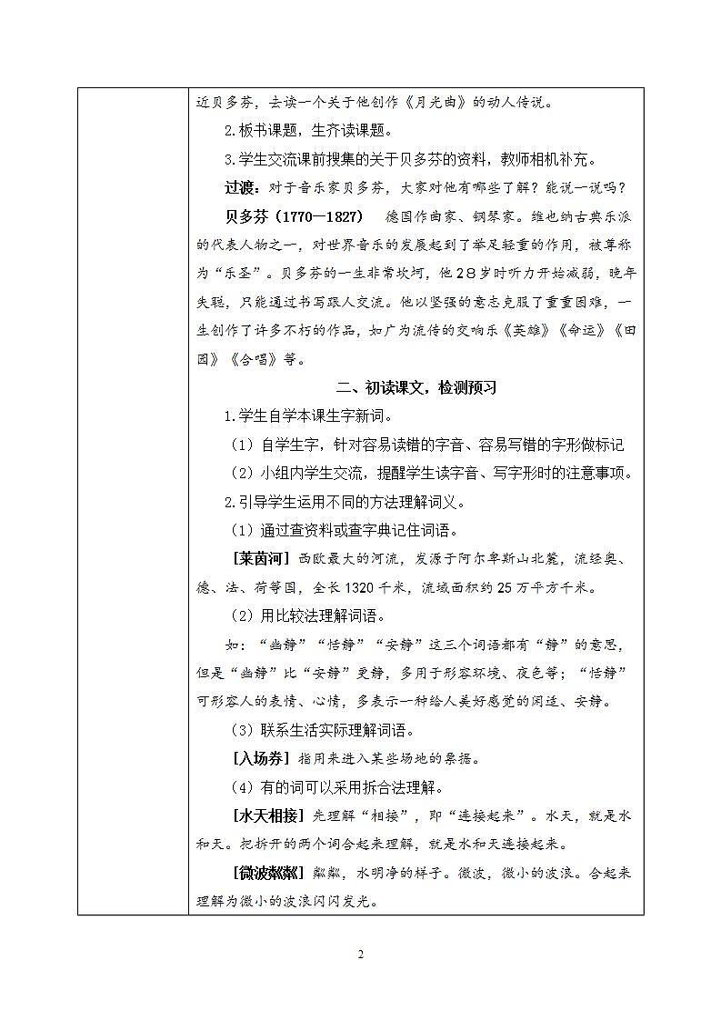 23《月光曲》 课件+教案+导学案课件+练习+音视频素材02