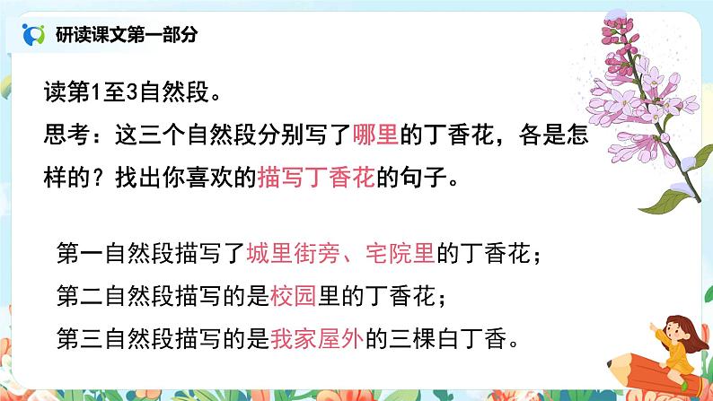 六年级上册《丁香结》第二课时课件PPT+教案+练习(含音视频素材)04