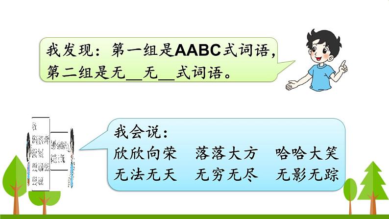 语文园地二(上课课件,共29张PPT)语文人教部编版三年级下第6页