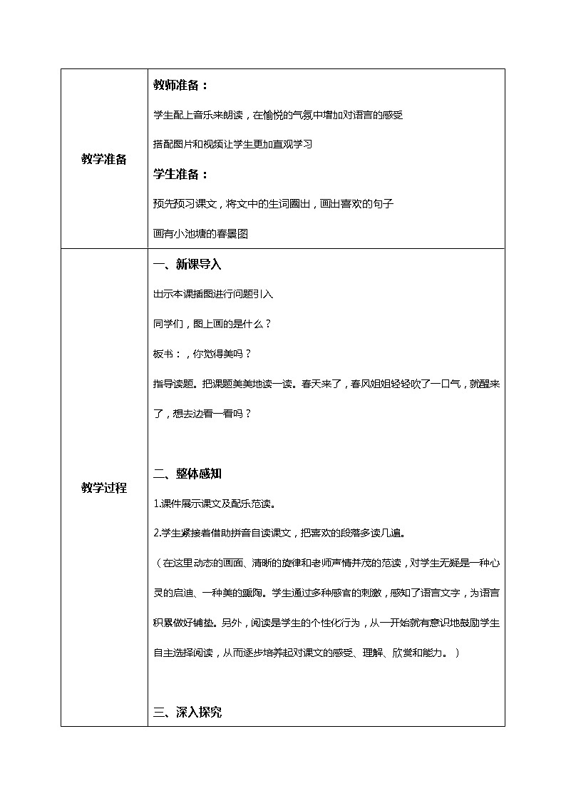 《古詩二首-小池》教案第2頁