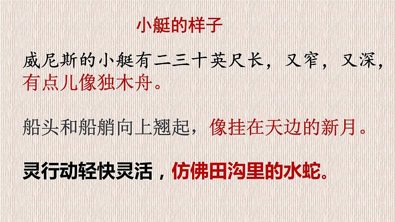 五年级语文下册课件-18 威尼斯的小艇4-部编版第4页