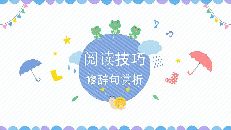 小学阅读理解之修辞句(比喻、拟人)赏析课件PPT第1页