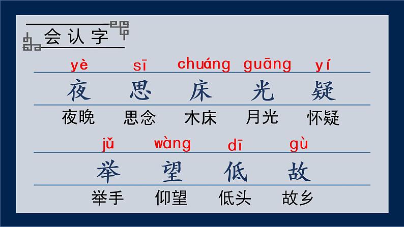 (上课课件)8.静夜思第5页