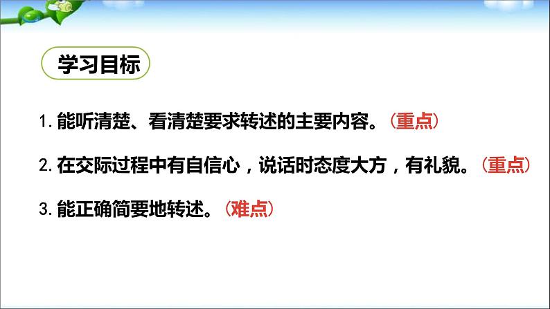 部编版四年级下册语文-口语交际:转述课件PPT第2页