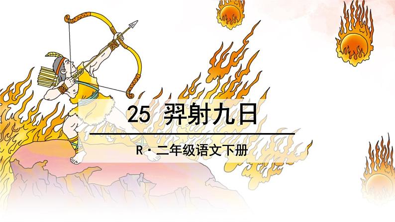 小学语文人教课标版(部编)二年级下册羿射九日课件01