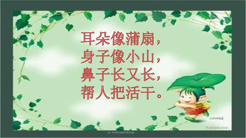 小学语文人教课标版(部编)二年级下册19大象的耳朵课件02