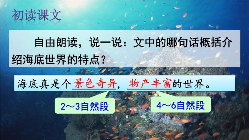 小学语文人教课标版（部编）三年级下册23海底世界 1课件PPT06