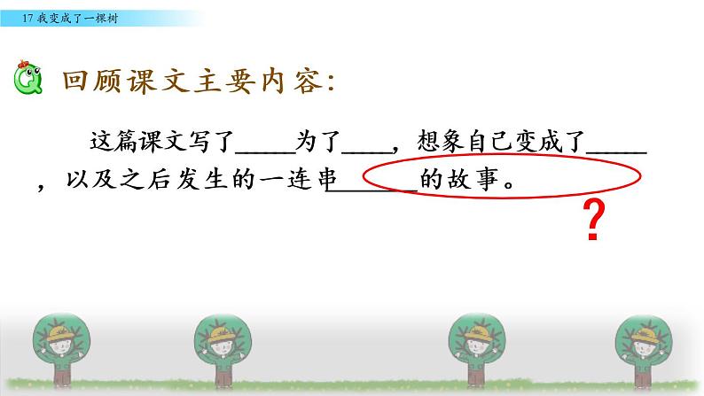 小学语文人教课标版(部编)三年级下册17我变成了一棵树 2课件PPT03