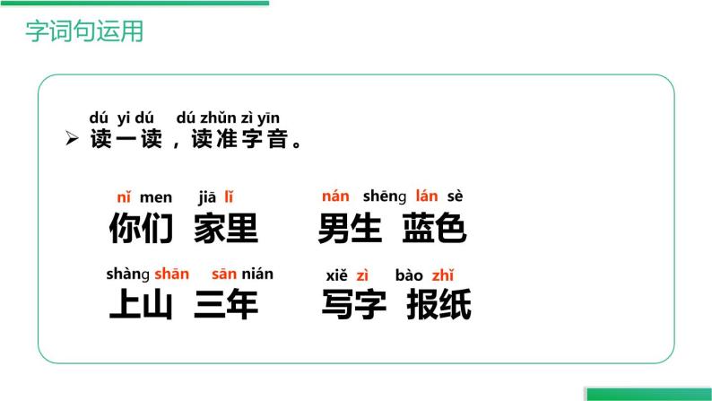 部编版语文一年级上册 《语文园地五》同步教学PPT课件04