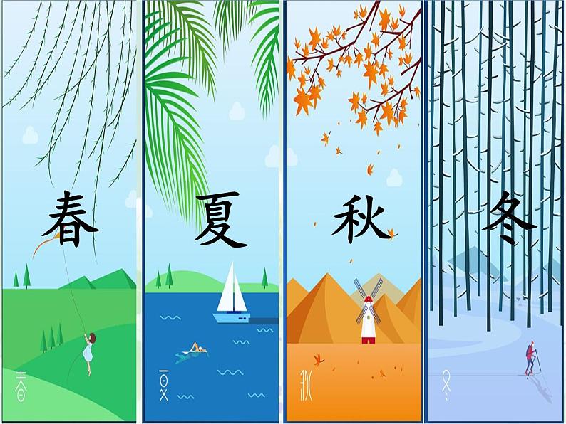 小学语文人教课标版(部编)一年级下册1春夏秋冬 课件第3页